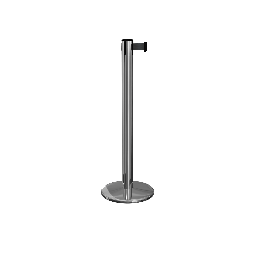 Polished Stainless Queue Pro Retractable Stanchion 16 Foot Belt | Belt Stanchion Questions & Answers
