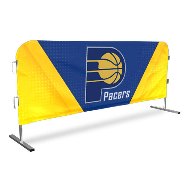 Reflectivity on Custom Printed Vinyl Barricade Jacket | Barrier Covers